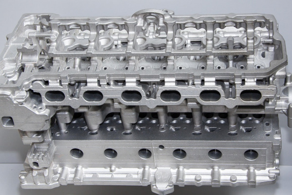 die casting aluminum part closeup